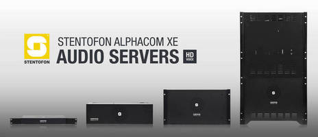 Audio Servers, Audio Server, STENTOFON® AlphaCom XE Audio Servers