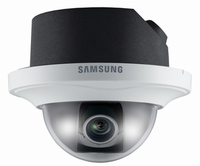 HD network dome camera, megapixel, Samsung, WiseNet